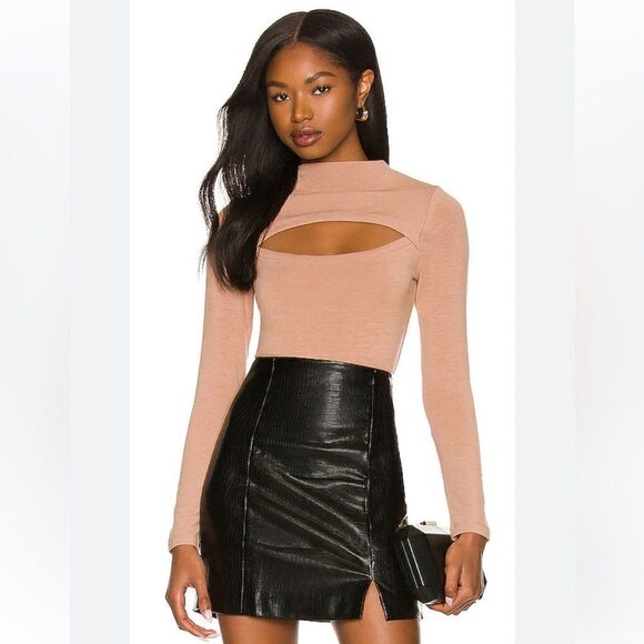 NWT ASTR The Label See Me Bodysuit Nude Small - Picture 10 of 14